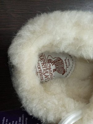 Обувь женская домашняя тапочки из натуральной шерсти цвет Серый