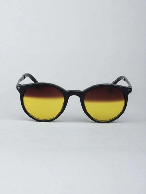 Очки для водителей антифары BOSHI M058 C1 Черный Глянцевый Коричневый-Желтые линзы