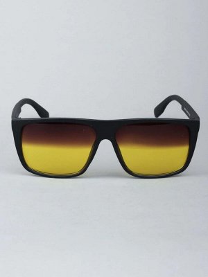 Очки для водителей антифары BOSHI M060 C2 Черный Матовый Коричневый-Желтые линзы