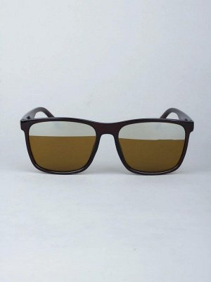 Очки для водителей антифары BOSHI JS4043 Коричневый Глянцевый Зеркальный Коричневые линзы