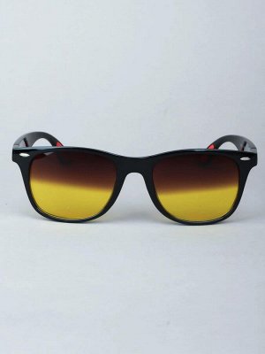 Очки для водителей антифары BOSHI M061 C1 Черный Коричневый-Желтые линзы