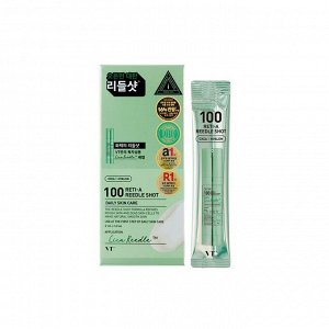 Бустер-сыворотка с микроиглами и ретинолом VT Cosmetics Reti-A Reedle Shot 100 stick pouch