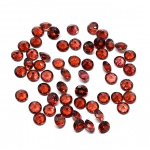 Кабошон из граната круг огранка 4мм, 0,25ct