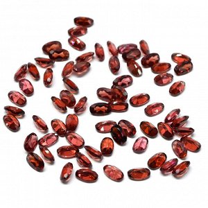 Кабошон из граната овал огранка 3*5мм, 0,3ct