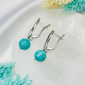 Серьги из Амазонита