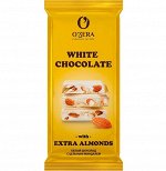 O&#039;Zera Шоколад &quot;White and Extra Almond&quot; 90 г