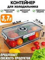 Контейнер для хранения охлажденных продуктов 7006 Размер: 32.5х17.5х11 см (ДхШхВ)