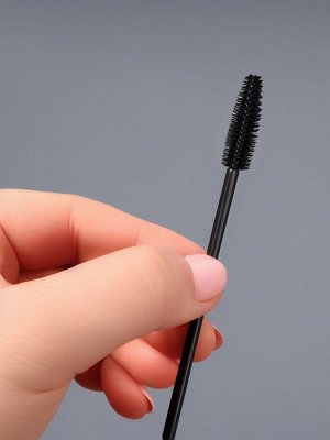Щёточки для бровей и ресниц, силиконовые, набор - 50 шт, 10,5 см, цвет чёрный