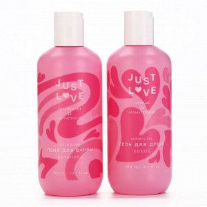Подарочный набор Love collection, гель для душа и пена для ванны, 3x300 мл, Чистое счастье