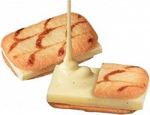Печенье Bourbon сэндвич с начинкой сливочного масла и белого шоколада 57г