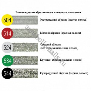 Severina 104.141.514.025 Фреза алмазная «Цилиндр закругленный» 2.5мм, мягкая