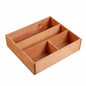 Ящик деревянный 34.5x30x10 см подарочный комодик