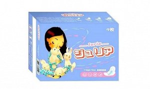 Juria Прокладки женские гигиенические Night Time (6 капель) 7 шт. Juria