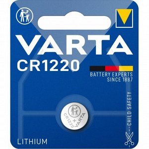 Батарейка литиевая Varta Professional Electronic, CR1220 (Ø12.0x2.0мм), 3В, 1 шт