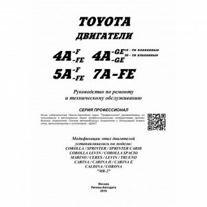 Руководство по ремонту и обслуживанию бензиновых двигателей Toyota (4A, 5A, 7A, 3S)