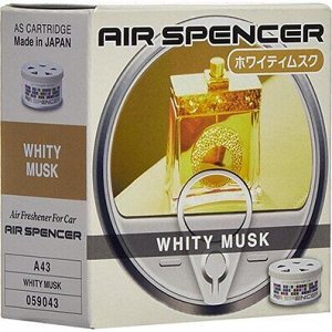 Ароматизатор на торпедо Eikosha Spirit Refill Whity Musk (Белый мускус), меловой, арт. A-43