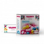 Ароматизатор на торпедо Yammy Bubble Gum (Бабл Гам), меловой, баночка, арт. S020
