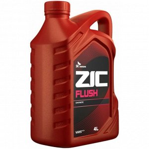 Масло промывочное ZIC Flush, синтетическое, для бензиновых и дизельных двигателей, канистра 4л, арт. 162659