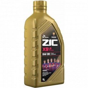 Масло моторное ZIC X9 LS 5w30, синтетическое, API SN, ACEA C3, универсальное, 1л, арт. 132608