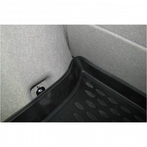 Коврик модельный Autofamily для Toyota Prius 2010-2015 (правый/левый руль), в багажник, полиуретан, черный цвет, 1шт