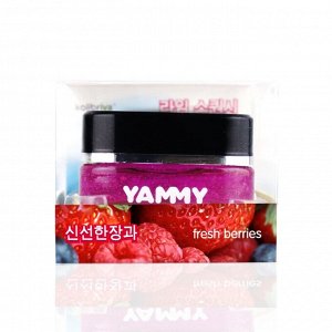 Ароматизатор на торпедо Yammy Fresh Berries (Свежие ягоды), гелевый, флакон, арт. G014