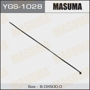 Хомут пластиковый (стяжка) Masuma, 8x500мм, черный, комплект 10 шт, арт. YGS-1028