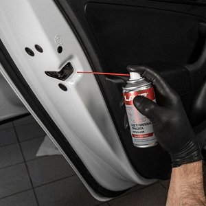 Смазка аэрозольная Lavr Adhesive Spray, адгезионная, многоцелевая, баллон 210мл, арт. Ln1482