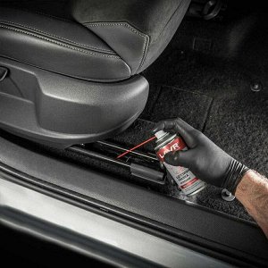 Смазка аэрозольная Lavr Adhesive Spray, адгезионная, многоцелевая, баллон 210мл, арт. Ln1482