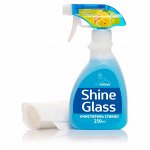 Очиститель стёкол и зеркал Kolibriya Shine Glass, от следов масляной плёнки и органических загрязнений, бутылка с триггером 250мл, арт. 0867