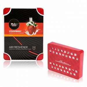 Ароматизатор под сиденье Airline «Тундра» Strawberry (Клубника со сливками), гелевый, 190г, арт. AFSI140