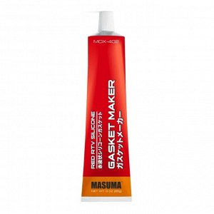 Герметик-прокладка Masuma Red RTV Silicone Gasket Maker, силиконовый, термостойкий, красный, туба 85г, арт. MOX-402