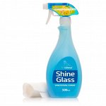 Очиститель стёкол и зеркал Kolibriya Shine Glass, от следов масляной плёнки и органических загрязнений, бутылка с триггером 500мл, арт. 1031