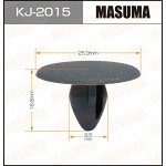 Клипса крепежная Masuma KJ-2015 салонная, темно-серая (OEM 01553-01973)