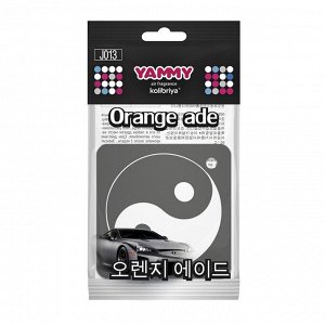 Ароматизатор подвесной Yammy Orange Ade (Апельсин), картон с пропиткой, арт. J013