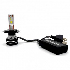 Лампа светодиодная HiVision Z3 Bright H4 (P43t, T16), 12В, 50/50Вт, 4300К, комплект 2 шт, арт. Л0463