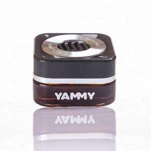 Ароматизатор на торпедо Yammy Cappuccino (Капучино), гелевый, флакон, арт. G015