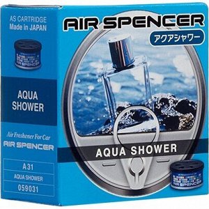 Ароматизатор на торпедо Eikosha Spirit Refill Aqua Shower (Аква), меловой, баночка 40г, арт. A-31