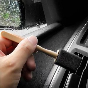 Щетки для очистки дефлектора воздуховода и детейлинга, поролоновые, 5 шт