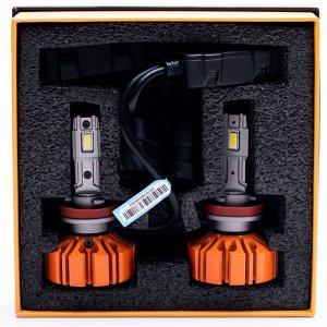 Лампа светодиодная HiVision Z1 PRO v2 H11, H8, H16 (PGJ19-1, PGJ19-2, PGJ19-3, T11), 12В, 20Вт (соответствует 55Вт), 6000К, комплект 2 шт, арт. Л0455