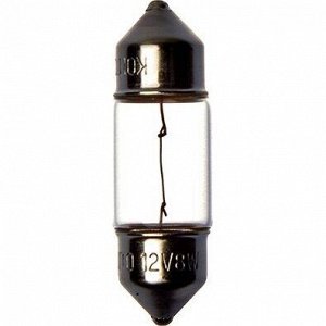 Лампа Koito Festoon (SV8.5, T10x31), 12В, 8Вт, арт. 2252 (стоимость за упаковку 10 шт)