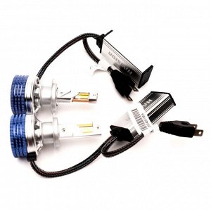 Лампа светодиодная HiVision Z7 Power Bright H7 (PX26d, T11), 12В, 50Вт, 6000К, комплект 2 шт, арт. Л0429