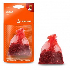 Ароматизатор подвесной Airline Cola (Кола), текстиль с пропиткой, арт. AFME145
