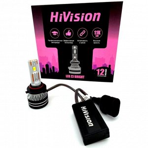 Лампа светодиодная HiVision Z3 Brigh HB3(9005), H10 (P20d, PY20d, T12), 12В, 50Вт, 6000К, комплект 2 шт, арт. Л0402