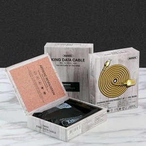 Кабель для мобильных устройств Remax King Data Cable, с USB на MicroUSB, 1м, арт. RC-063m