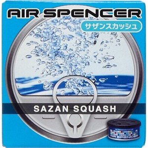 Ароматизатор на торпедо Eikosha Spirit Refill Sazan Squash (Цитрусовый коктейль), меловой, баночка 40г, арт. A-28