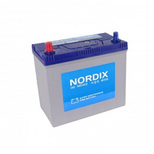 Аккумулятор Nordix 75B24R, 55Ач, CCA 520А, необслуживаемый