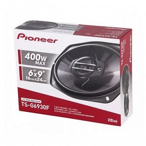 Коаксиальная акустическая система Pioneer TS-G6930F, 3-полосная, 6x9" (15х23см), 45/400Вт, 32-32000Гц, 2 динамика