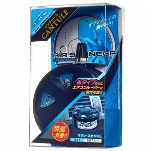 Ароматизатор на торпедо Eikosha Spirit Refill Marine Squash (Морская свежесть), меловой, баночка 40г, +держатель на дефлектор, арт. R-11