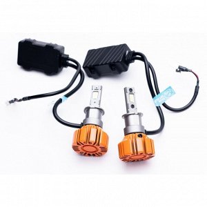 Лампа светодиодная HiVision Z1 PRO v2 H3 (PK22s, T12), 12В, 20Вт (соответствует 55Вт), 6000К, комплект 2 шт, арт. Л0461