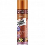 Полироль-реставратор и салона Rinkai Plastic Restor &amp; Shine, для пластика, кожи и винила, с защитой от вредных воздействий, аромат ванили, аэрозоль 840мл, арт. RC1208
